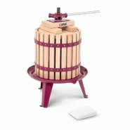 Pressoir de table hydraulique extracteur de jus mécanique à vis bois presse à fruit pomme jus vin raisin cidre 12 litres 14_0000319