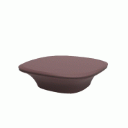 Table basse design UFO - grenat Table basse design UFO - grenat