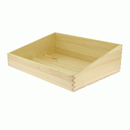 Tablette bois inclinée 40x30cm - Tablette bois inclinée 40x30cm -