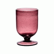 Verre à pied 25 cl Gordes bullé violet x6 - Rond Verre Table Passion 12.5x12.5 cm - violet verre 3106233020796 Verre à pied 25 cl Gordes bullé violet x6 - Rond Verre Table Passion 12.5x12.5 cm - violet verre 3106233020796