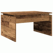 VidaXL Table basse vieux bois 68x50x38 cm bois d'ingénierie Modèle Étoile Plus - 856628