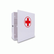 Armoire pharmacie q-connect en metal livre vide 4 compartiments l33xp12x36cm - C156683