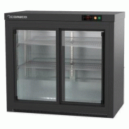 Arrière-bar positif professionnel noir prof 520 hauteur 850 2 porte... - PERHS-250-L