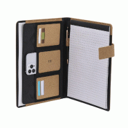 Bloc-notes en liège avec 4 compartiments - 5600847153324