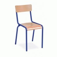 Chaise scolaire taille 6 bleu