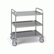 Chariot de service 3 plateaux CS 308 de Sammic - Acier inoxydable 18/10 5860308 Chariot de service 3 plateaux CS 308 de Sammic - Acier inoxydable 18/10 5860308