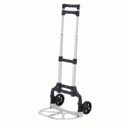 Diable pliant aluminium 50 kg - L 42 x H 100 cm - idéal pour le transport de marchandise légère