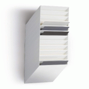 Durable Présentoir mural FLEXIBOXX 12 A4, pour documents A4, blanc - 1709763010