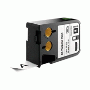 DYMO Lot de 6 XTL Bande à lettrage vinyle, noir/blanc, 24 mm x 7 m - 1868753