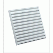 Grille extérieure en applique peinte ral9010 200x200