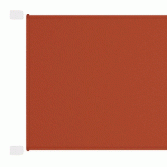 Helloshop26 - Auvent vertical terre cuite 100x800 cm tissu oxford 02_0007658 - vert polyester 3000407347767