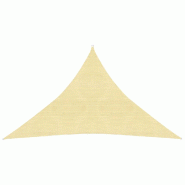 Helloshop26 - Voile toile d'ombrage parasol 160 g/m² 2,5 x 2,5 x 3,5 m PEHD beige 02_0008952 - beige 3000479982729
