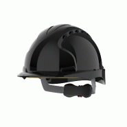 JSP SAFETY Casque de sécurité crémaillère ventilé EVO3 Noir - Taille unique multicolore multi-matériau 5038428138048