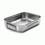 Lacor rustidera rôtissoire profonde poignées rabattables acier 18/10 30x22 pour la restauration professionnelle 62530A - Acier inoxydable 18/10 62530A Lacor rustidera rôtissoire profonde poignées rabattables acier 18/10 30x22 pour la restauration professionnelle 62530A - Acier inoxydable 18/10 62530A