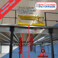 Mezzanine industrielle ManOrga - 190m² Mezzanine industrielle ManOrga - 190m²