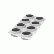 Moule à café en silicone Silikomart 110 58 x 78 mm (hauteur 40 mm) blanc - blanc silicone 8051085405084