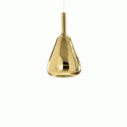 Ofelia S/11 Mini Suspension En Verre Borosilicate Doré Miroir Avec Douille G9, Câble De 3 Mètres - Gea Luce - doré OFELIA S/11 MINI - ORO SPECCHIATO