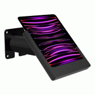Support mural Domo Slide avec fonction de recharge pour iPad Air 13 pouces 2024 - noir - Bravour® Support mural Domo Slide avec fonction de recharge pour iPad Air 13 pouces 2024 - noir - Bravour®