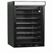 Tefcold Congélateur vitré noir  UFSC371GCP Black - 49561