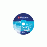 CD vierge Verbatim CD-R 700MB X10 - cd vierge