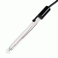CHAUVIN ARNOUX - Electrode combinée pH BRV1H - Corps en verre, système Ag/AgCl, jonction céramique, diamètre 12x120 mm, connectique TV