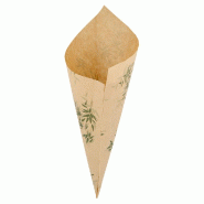 Cornet en papier ingraissable Feel Green 250g 29,5x21cm - par 2000