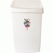 Curver Poubelle Click-It 10001684 50l blanc - 10001684