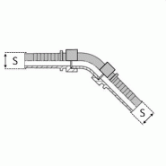 Embout 45° - 12 , 3/4" , 19