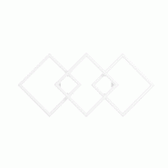 Gea Luce Plafonnier Afrodite P/M 40W 2000Lm 3000K Dimmable Coupure De Phase - Blanc - Structure En Aluminium Et Diffuseur En Silicone Opale - blanc AF