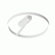 Gea Luce Plafonnier Led Criseide P/G - 60W 3200Lm 3000K Dimmable Coupe De Phase En Aluminium Finition Blanc Satiné - Gealuce - CRISEIDE P/G - BIANCO