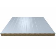 Panneau sandwich bardage Fixations apparentes acier/acier Laine de roche à destination des établissements recevant du public (ERP)