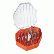 Schneider - Set de douilles, 29 pièces - argenté inox 197033