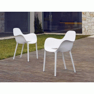 Lot de 4 chaises Outdoor Sabinas de Vondom empilables et résistantes aux intempéries Lot de 4 chaises Outdoor Sabinas de Vondom empilables et résistantes aux intempéries