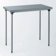 Tournus Table de travail en acier inoxydable, dim. 1600 x 700 x 900 mm Épaisseur du plateau en acier inoxydable 1,2mm - inox 503206