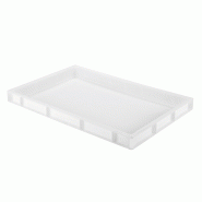 Bac à pâtons 600x400x55mm 9L blanc Gilac