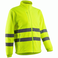 COVERGUARD Veste de travail polaire haute visibilité RITTO - Jaune Fluo M - 44/46 - M jaune multi-matériau 5450564055360