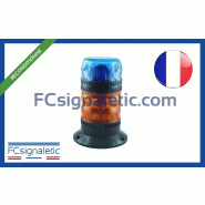 Gyrophare Gyroled KOMBI orange classe 2 rotatif, bleu classe 1 flash embase ISO reconditionné STANDBY MERCURA 24604-50 Gyrophare Gyroled KOMBI orange classe 2 rotatif, bleu classe 1 flash embase ISO reconditionné STANDBY MERCURA 24604-50