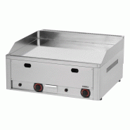 Plaque à snacker à gaz chrome lisse 8000 W, GAZ Plaque à snacker à gaz chrome lisse 8000 W, GAZ