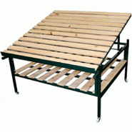 Présentoir pour fruits et légumes en bois et métal - fabrication française - 3 niveaux - avec ou sans paniers Présentoir pour fruits et légumes en bois et métal - fabrication française - 3 niveaux - avec ou sans paniers