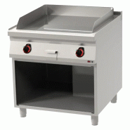 RM GASTRO Plaque de cuisson 71x65 électrique chromée lisse avec soubassement 400 V REDFOX - FTHC 90/80 E - REDFOX - 0615402425568