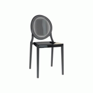 Lot de 2 chaises Marquis transparentes Lot de 2 chaises Marquis transparentes