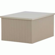 Table basse beige Lenox 80 x 60 x 40 cm Venture Home - beige 7340220844422 Table basse beige Lenox 80 x 60 x 40 cm Venture Home - beige 7340220844422
