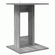 VidaXL Table d'appoint Gris Sonoma 45 x 40 x 62,5 cm Bois d'ingénierie Modèle Soleil Horizon Prime - 8000353
