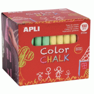 Apli Boîte de 100 craies de couleur diam. 9mm - 8410782145752