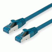 Cordon VALUE Cat.6A (Classe EA) / 10 Gigabit S/FTP, LSOH, bleu, 1 m_0