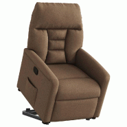 Fauteuil inclinable Marron Tissu Modèle Sermelora - 8721102960185