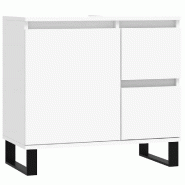 Helloshop26 - Armoire de salle de bain moderne avec espace de rangement 65 x 33 x 60 cm en bois d'ingénierie blanc 02_0049046 - blanc Bois massif 300