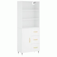 Helloshop26 - Buffet bahut commode armoire meuble de rangement organisateur cuisine salle de séjour salon haut 69,5 x 34 x 180 cm 02_0032741 - 300021 Helloshop26 - Buffet bahut commode armoire meuble de rangement organisateur cuisine salle de séjour salon haut 69,5 x 34 x 180 cm 02_0032741 - 300021