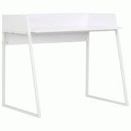 Helloshop26 - Bureau table poste de travail meuble d'ordinateur informatique étude 90 x 60 x 88 cm blanc 02_0023531 - 3000214370132 Helloshop26 - Bureau table poste de travail meuble d'ordinateur informatique étude 90 x 60 x 88 cm blanc 02_0023531 - 3000214370132