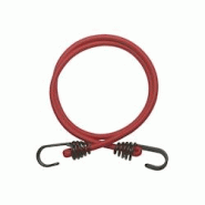 Lot de 2 tendeurs en caoutchouc à crochets, 8mmx1m, rouge - THIRARD - rouge aluminium 3150262906231